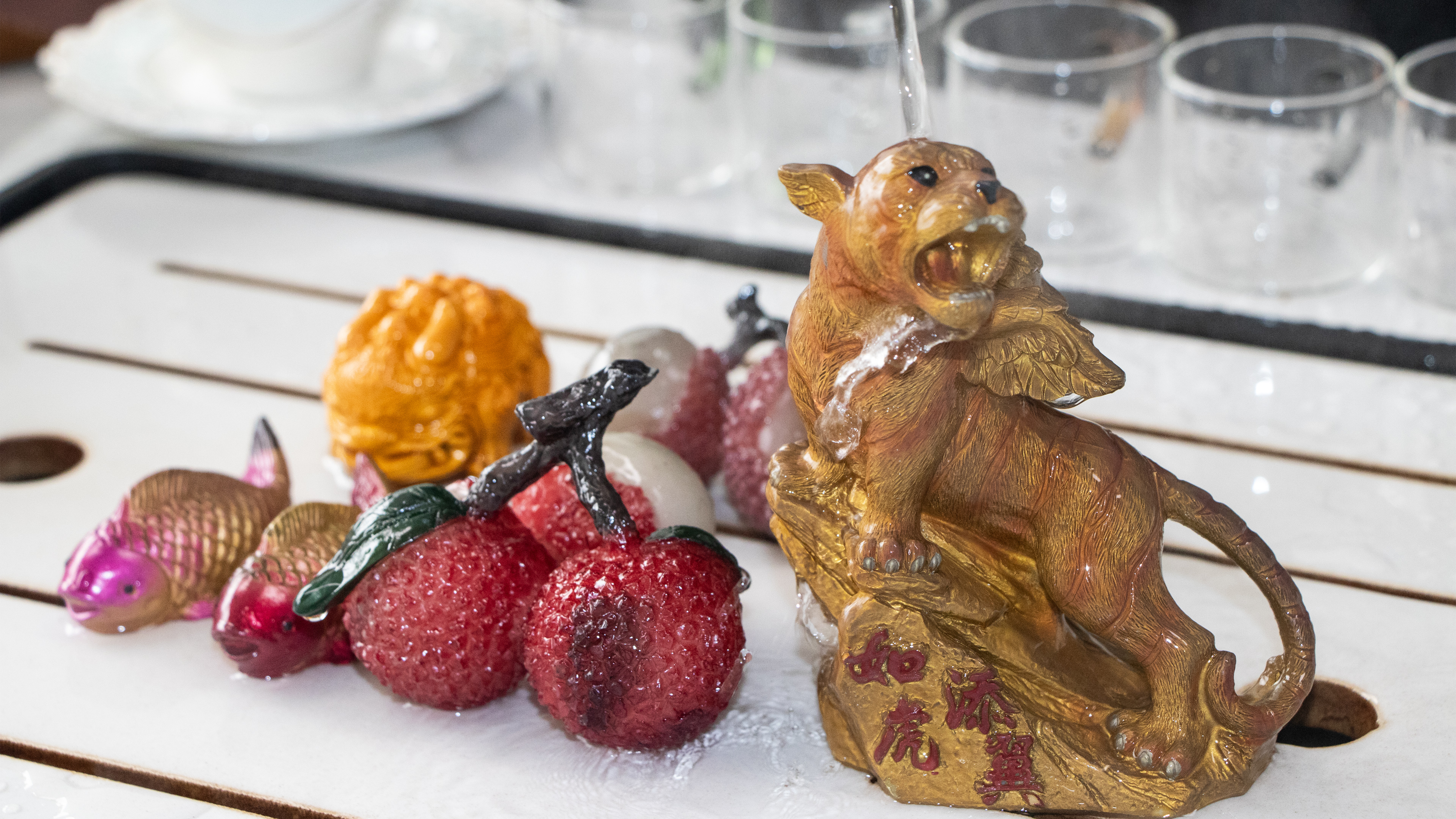 茶寵 Amazon.com: ICHAG Tea Pet Small Figurine, 茶宠 Color Changing